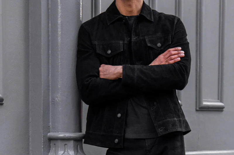 Suede Trucker Jacket